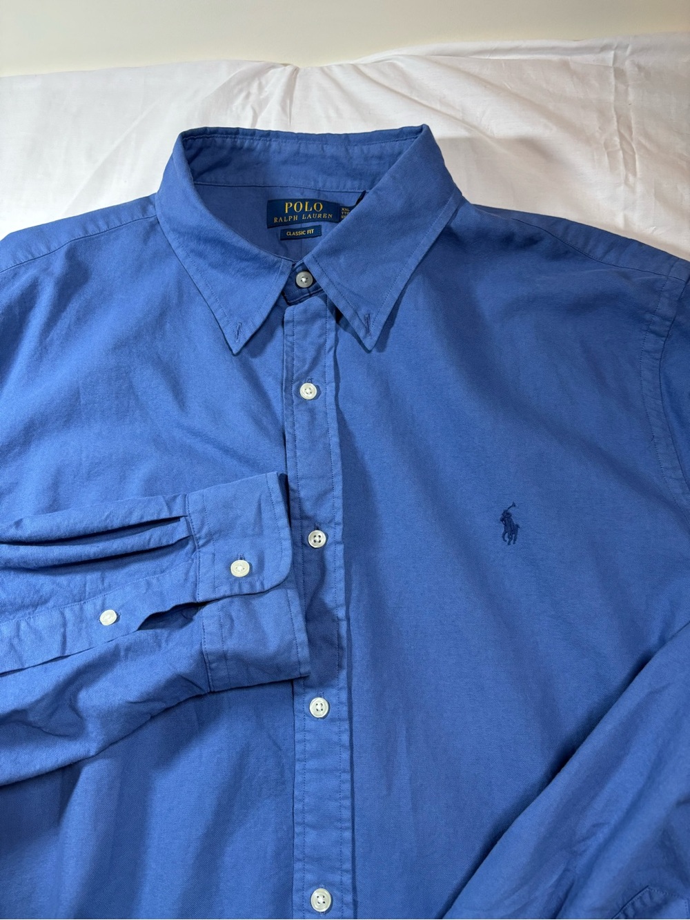 Ralph Lauren Classic Button-Down Shirt in Royal Blue